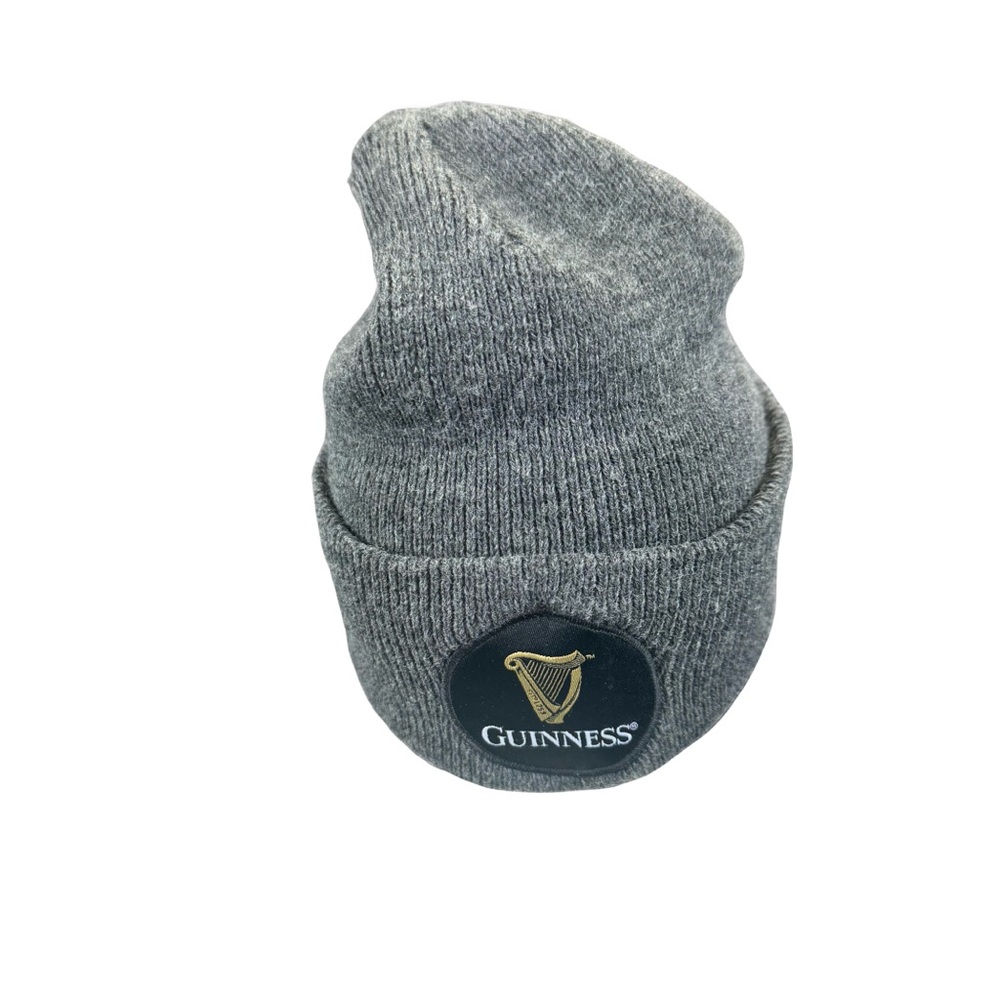 Carhartt A18 Knit Cuffed Beanie Coal Heather Gray Carhartt & Guinness patches - Picture 5 of 8